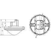 Theben AG theRonda S360-110 DALI UP WH Détecteur de présence DALI 2080580