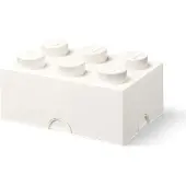 LEGO Brick 6 boîte de rangement, blanc - LEGO