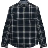 Superdry Chemise 'LUMBERJACK' sable / bleu marine