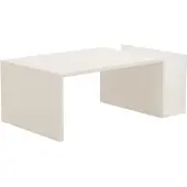 Skye Decor , Memo - White, table basse, blanc, 100 % PANNEAUX DE MÉLAMINE RECOUVERTS, 86,8 x 50 x 32,4 cm