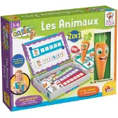 Liscianigiochi CAROTINA : Stylo parlant + jouet magnétique 2-en-1 – – Animaux – Apprentissage et logique – À partir de 3 ans