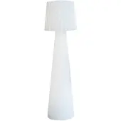 Lumisky Lampadaire design sans fil LED abat-jour ondulé multicolore dimmable LADY H110cm avec télécommande