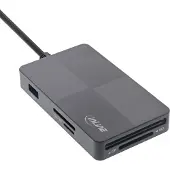 InLine 66772F lecteur de carte mémoire USB Gris