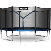Neo-Sport Trampoline de jardin de 13 pieds (404 cm) avec filet de sécurité et échelle