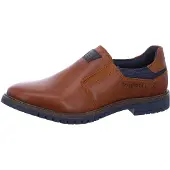 Bugatti Caj, chaussures pour hommes, mocassins, couleur marron, style décontracté