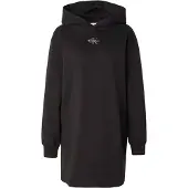 Calvin Klein Robe gris foncé / noir / blanc