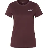 Puma T-shirt fonctionnel 'ESS Small No. 1' chocolat / blanc