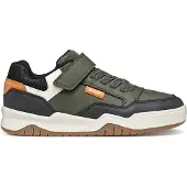 Geox Baskets basses enfant J PERTH BOY garcons - Kaki - 33
