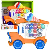 Leantoys Lean Pädagogisches Elektrisches Klavier Für Kleinkinder Eisdiele Orange