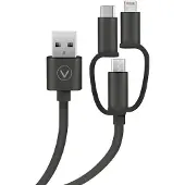 Vivanco VIVancoCâble USB 3 en 1, 0,75 m