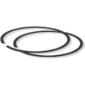 Evok Derbi Senda Lc >2006 100101040 Piston Rings Argenté