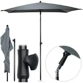 By Lille Vilde Parasol Rectangulaire Gris Protection Solaire Compacte Et élégante - Basics