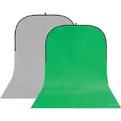 StudioKing BBT-03-10 Planche de fond Gris-Vert 150x400 cm