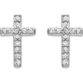 Luxenter Boucles d'oreilles 'Zudis' blanc
