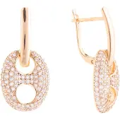 Luxenter Boucles d'oreilles 'Memat' or rose
