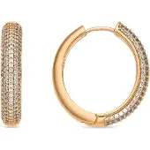 Luxenter Boucles d'oreilles 'Mapris' or rose