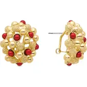 Luxenter Boucles d'oreilles 'Xiglor' rouge