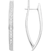 Luxenter Boucles d'oreilles 'Mosiath' argent
