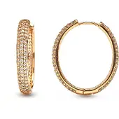 Luxenter Boucles d'oreilles 'Olide' or rose