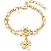 Luxenter Bracelet Luxenter Flower Finition Or