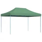vidaXL Tente de réception pliable Pop-Up verte 440x292x315 cm