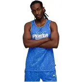 Puma Débardeur Hoopaverse Jersey "Mountain Blue" pour Homme