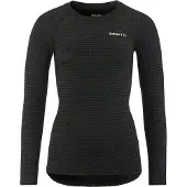 Craft Femmes, T-shirt fonctionnel, Wool Extreme X L/S 2 W Unterhemd (XL), Noir