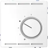 Merten MEG5762-6035 Régulateur de température ambiante 230V avec contact inverseur et plaque centrale D-Life lotosweiß