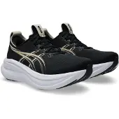 Asics Chaussure de course 'Gel-Nimbus 28' beige clair / noir