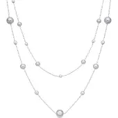 Luxenter Chaîne 'Clasow' gris argenté