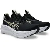 Asics Chaussure de course 'Gel-Nimbus 28' beige / noir
