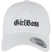 Mister tee Casquette 'Girl Boss' noir / argent / blanc