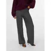 Vero Moda Pantalon à plis 'VMTEXAS' gris foncé