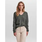 Vero Moda Pull-over 'Lefile' vert foncé
