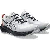 Asics Chaussure de course 'Gel-Venture 11' gris / rouge / noir / blanc
