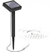 MEGATRON Solarstripe 300 cm IP44 BK 3000K 600mAh inkl. Erdspieß 351248 4020856700110