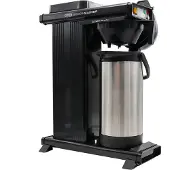 Moccamaster 29263 Cafetière Thermoking à remplissage automatique, 24 tasses, 3 L, noir, pour thermos.