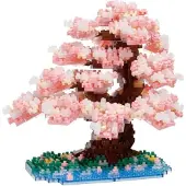 Bandai Nanoblock Bouwset Luxe Kersenbloesemboom - 990st.