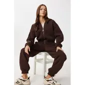 Happiness İstanbul Pantalons de tailleur moka