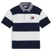 Tommy Hilfiger Kb0kb10473 Short Sleeve Polo Bleu 14 Years Garçon