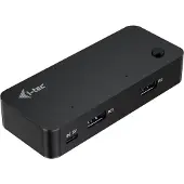 I-Tec Universal Kvm 2 Usb 2 Usb C Hub Noir
