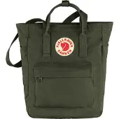 Fjällräven Sac à dos 'Kanken' kaki / rouge / blanc