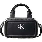 Calvin Klein Sacs à main 'Contrast Monogram' noir / blanc