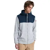 Quiksilver Keller Block Full Zip Sweatshirt Bleu L Homme