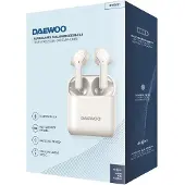 Daewoo Oreillette Bluetooth dw2021 avec étui de chargement/ autonomie 5h/ blanc
