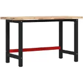 vidaXL Établi 140x60x83 cm Bois massif Acacia Rectangulaire