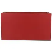 Riviera Pot de Plante Carré Rouge en Plastique Riviera 80 x 40 cm