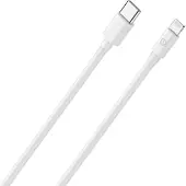 RealPower Lade/Datenkabel Type-C auf lightning 2m weiß MFI