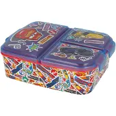 Disney Cars Boîte à pain pour enfants Boîte à déjeuner à 3 compartiments Boîte à goûter sans BPA