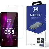 3mk Protection FlexibleGlass pro Motorola Moto G55 5G (5903108610315) (1 pcs, Motorola Moto G55), Téléphone portable : film de protection, Transparent